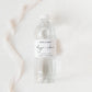 Gigi Script White | Printable Water Bottle Welcome Label Template