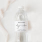 Gigi Script White | Printable Water Bottle Welcome Label Template