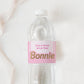 Barbie Party Pink Gold | Printable Water Bottle Favour Labels Template