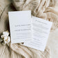 Ellesmere White | Printable All-In-One Wedding Invitation Template