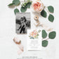 Cambridge Floral Multi | Printable Wedding Invitation Suite Template - Black Bow Studio