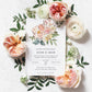 Cambridge Floral Multi | Printable Wedding Invitation Suite Template - Black Bow Studio