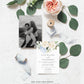 Darcy Floral White | Printable Wedding Invitation Suite - Black Bow Studio
