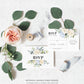 Darcy Floral White | Printable Wedding Invitation Suite - Black Bow Studio