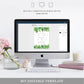 Nantucket Palm | Printable Wedding Invitation Suite - Black Bow Studio