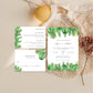 Nantucket Palm | Printable Wedding Invitation Suite - Black Bow Studio