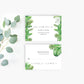 Nantucket Palm | Printable Wedding Invitation Suite - Black Bow Studio