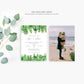 Nantucket Palm | Printable Wedding Invitation Suite - Black Bow Studio