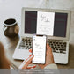 Gigi Script | Printable Wedding Invitation Suite - Black Bow Studio