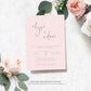 Gigi Script | Printable Wedding Invitation Suite - Black Bow Studio
