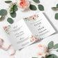 Darcy Floral Pink | Printable Wedding Program - Black Bow Studio