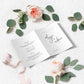 Gigi Script | Printable Wedding Program - Black Bow Studio