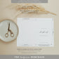 Ellesmere White | Printable A Letter To My Wedding Vow Book Template