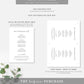 Estelle White | Printable Itinerary Card Template