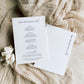 Estelle White | Printable Itinerary Card Template
