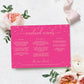 Paintly Hot Pink Gold | Printable Weekend Itinerary