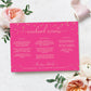 Paintly Hot Pink Gold | Printable Weekend Itinerary
