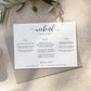 Lucas Script White | Printable Weekend Itinerary