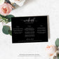 Lucas Script White | Printable Weekend Itinerary