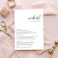 Lucas Script White | Printable Weekend Itinerary - Black Bow Studio