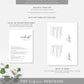 Lucas Script White | Printable Weekend Itinerary - Black Bow Studio
