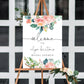 Afternoon Blooms | Printable Welcome Sign Template - Black Bow Studio