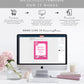Barbie Party Hot Pink Silver | Printable Welcome Sign Template