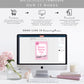 Barbie Party Pink Silver | Printable Welcome Sign Template