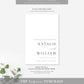 Ellesmere White | Printable Welcome Sign Template