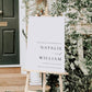 Ellesmere White | Printable Welcome Sign Template