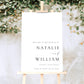 Ellesmere White | Printable Welcome Sign Template