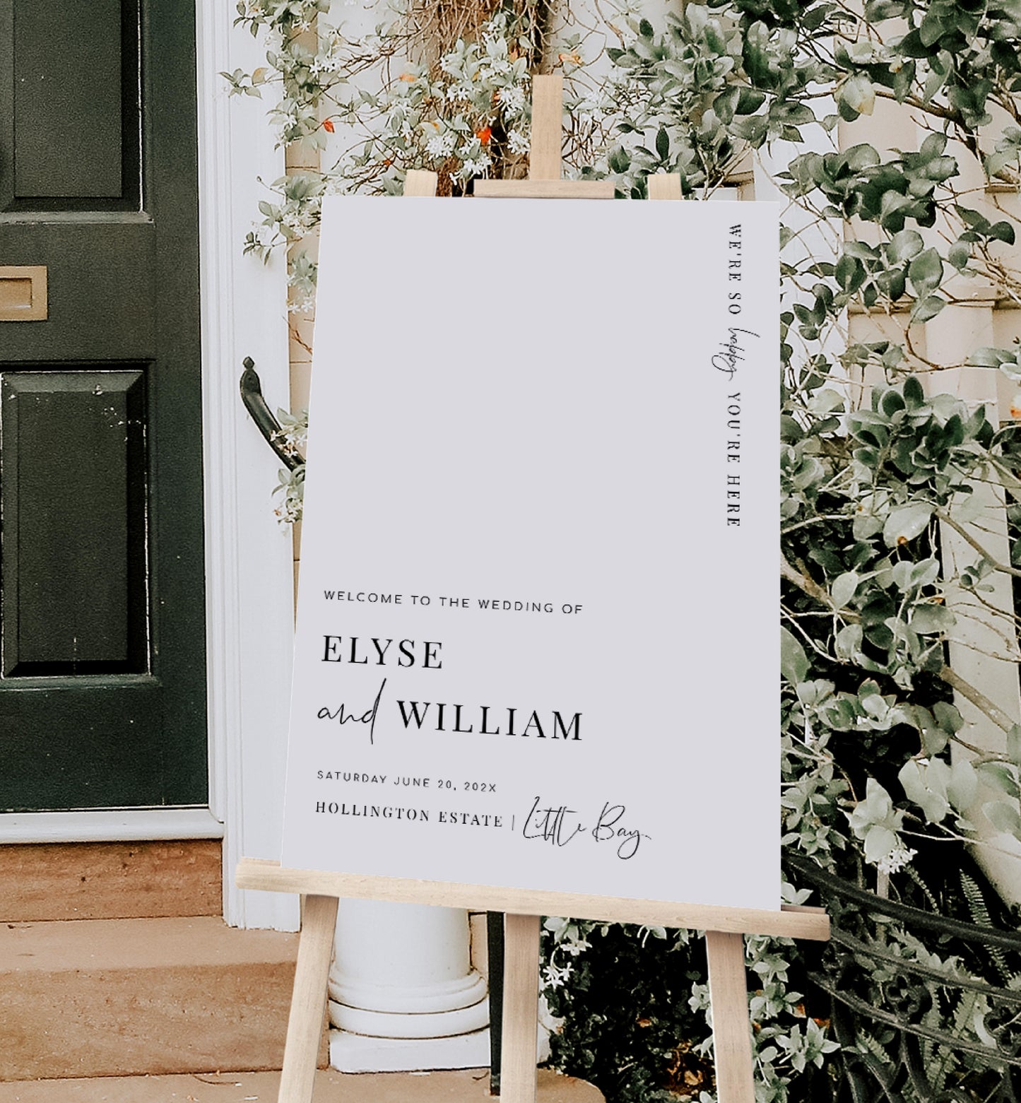 Estelle White | Printable Welcome Sign