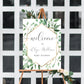Everly Greenery | Printable Welcome Sign