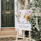 Mews Floral White | Printable Welcome Sign