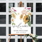 Mews Floral White | Printable Welcome Sign
