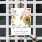 Mews Floral White | Printable Welcome Sign