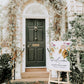 Mews Floral White | Printable Welcome Sign
