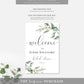 Muted Greenery | Printable Welcome Sign