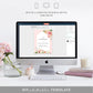 Quinn Floral Pink | Printable Welcome Sign