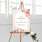 Quinn Floral Pink | Printable Welcome Sign