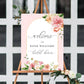 Quinn Floral Pink | Printable Welcome Sign