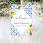 The Med Lemons | Printable Welcome Sign Template