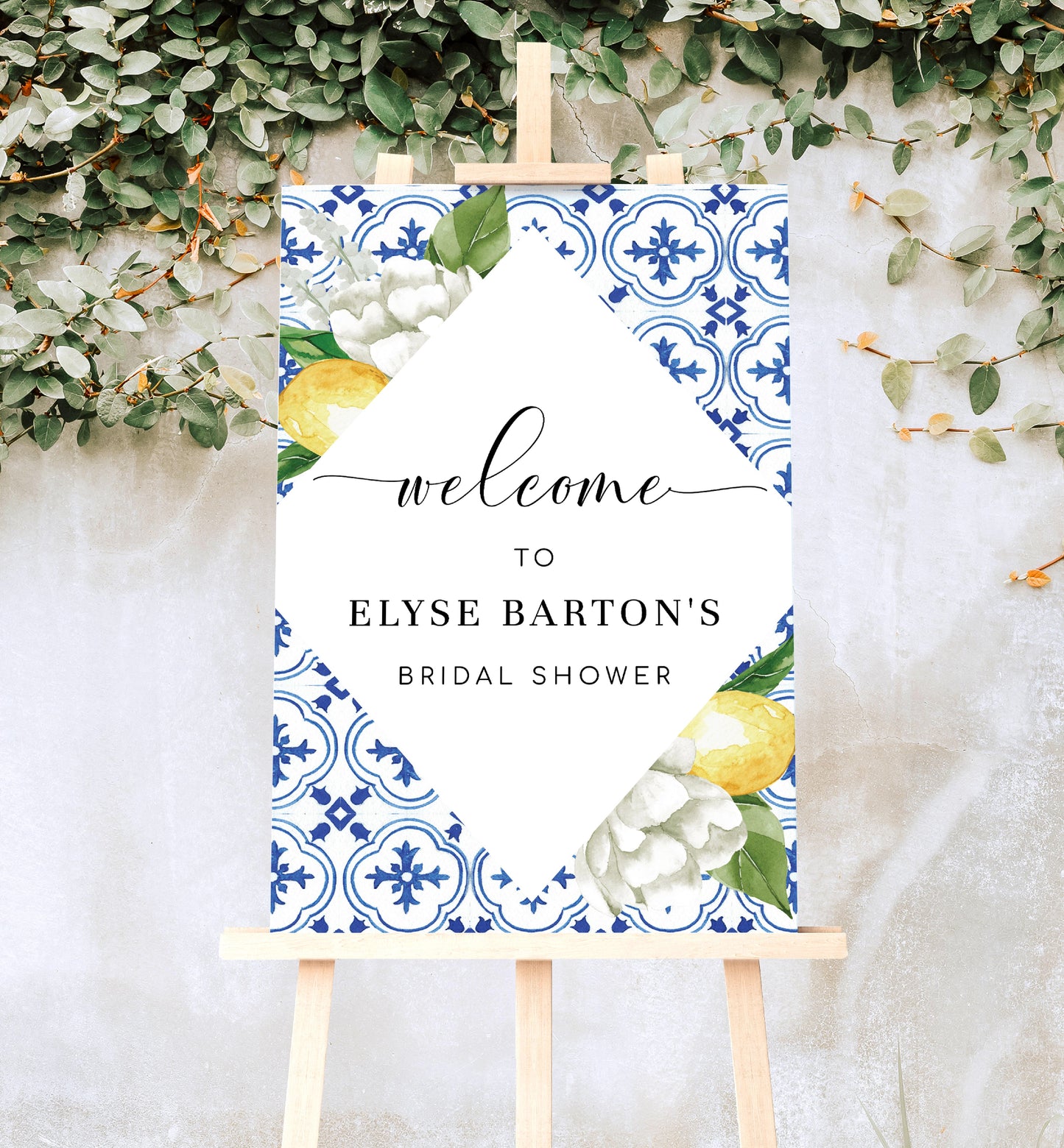 The Med Lemons | Printable Welcome Sign Template