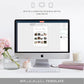 Quinn Script White | Printable Where Were They Photo Bridal Shower Game