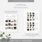 Quinn Script White | Printable Where Were They Photo Bridal Shower Game