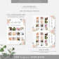Darcy Floral Pink | Printable Guess The Baby Photo Baby Shower Game Template