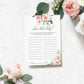 Darcy Floral Pink | Printable Guess The Baby Photo Baby Shower Game Template