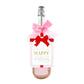 Stripe Pink Red | Happy Birthday Wine Bottle Tag Kit