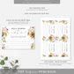 Mews Floral White | Printable Words Of Advice Sign and Card Template