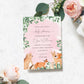 Woodland Animals Pink | Printable Baby Shower Invitation Suite